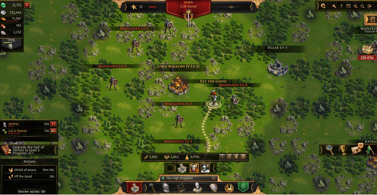 Mapa Legends of Honor